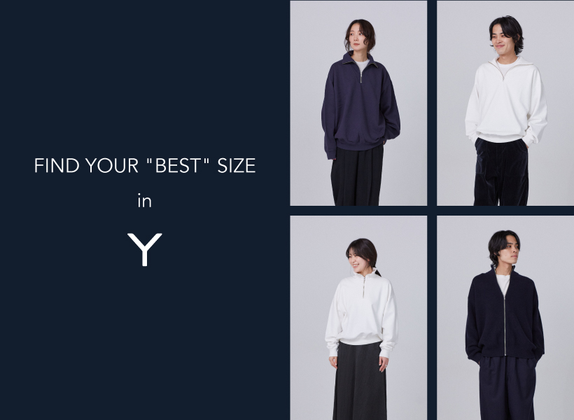 FIND YOUR "BEST" SIZE in Y