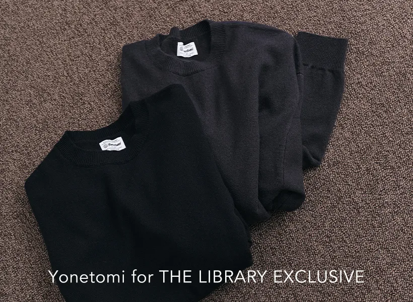 Yonetomi for THE LIBRARY EXCLUSIVE AUTUMN WINTER 2024